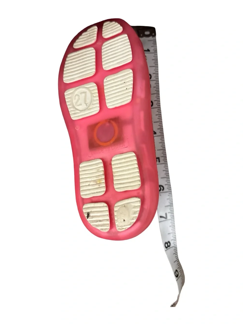 Kids Pink Butterfly Slip-On Water Beach Light Uo Shoes Toddler Size 4-4.5 Years